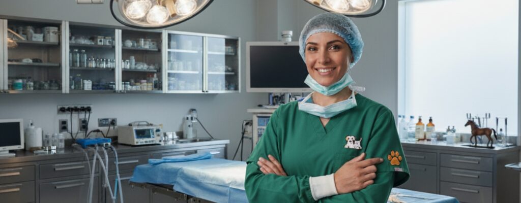 Médico Veterinário no Centro Cirúrgico